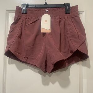 Women’s Mauve Athletic Shorts Size L